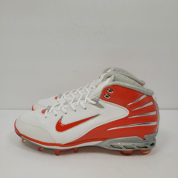 Nike Air Zoom Assassin TD Whi/Orange Mens Football Cleat 316840-182 US Size 13.5 - Picture 5 of 11